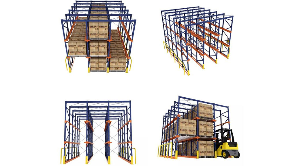 drive in pallet rack system