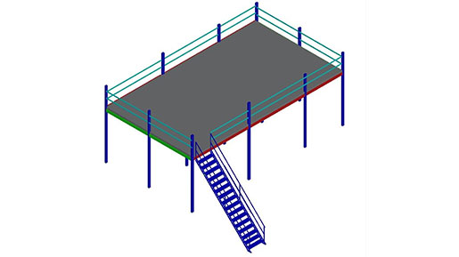 small warehouse racking